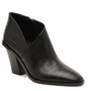 New Vince Camuto Jorgetta Mock Croc Bootie - Black